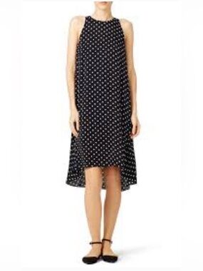Theory Polka Dot Midi Dress